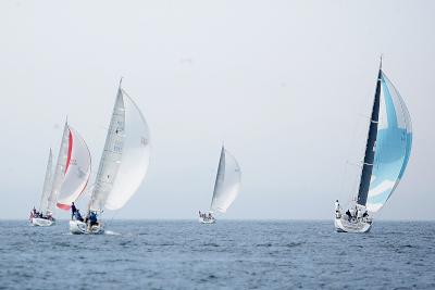 Regata de travesía para la primera jornada del Gallego de Cruceros en la Ramiro Carregal Rey