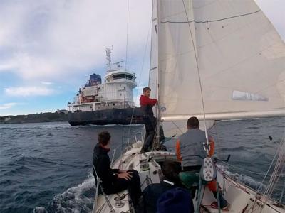 Solo 6 tripulaciones han tomado parte en esta dura jornada de crucero del Marítimo de Santander