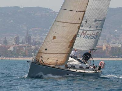 Victoria del Cometa a Dos sobre el Valentina en la XXVIII Regata Joan Guiu 