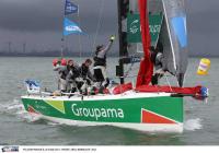 “Groupama 34” lidera en el arranque del Tour de France a vela