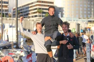 Barcos de serie: Ambrogio Beccaria  primero y Félix De Navacelle y Matthieu Vincent completan el podio