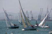 El NE, con rachas de más de 25 nudos, propicio el abandono departe de los participantes en la regata a dos Engel & Wolkers El NE, con rachas de más de 25 nudos, propicio el abandono departe de los participantes en la regata a dos Engel & Wolkers