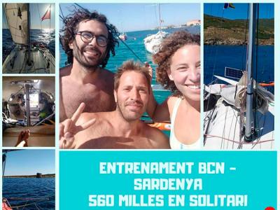 Felip Moll (ES NÀUTIC) hace en solitario la Barcelona-Cerdeña-Barcelona de 560 millas