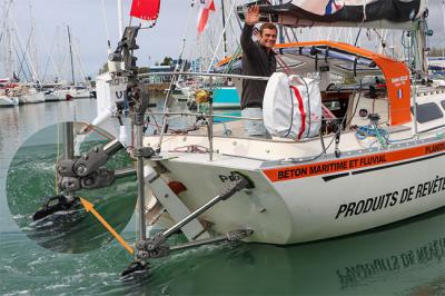  Golden Globe Race. Damien Guillou rompe piloto de viento y Simon Curwen se lastima en el mástil