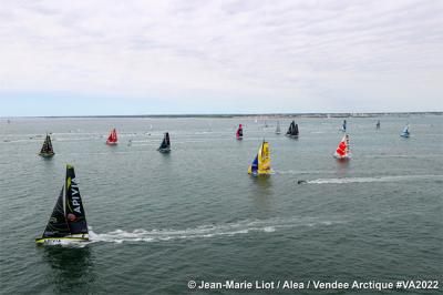 La 2ª Vendée Arctique – Les Sables d’Olonne en regata. Al estilo de Vendée Globe en verano 