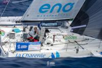 La Solitaire du Figaro. Tom Dolan en cabeza hacia Royan y la meta de la Etapa 2