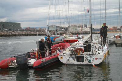 Mini Transat: La mayoría de la flota en puerto