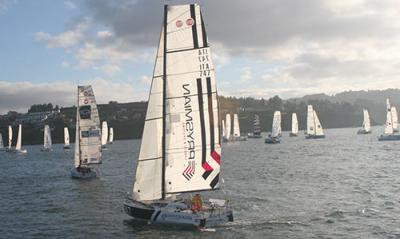 Mini Transat. La dura costa portuguesa como era de esperar