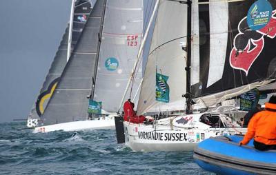 Route du Rhum: Los Class 40 ya han pasado Finisterre