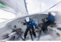“MAPFRE” de Iker y Xabi es el más rápido de la flota, navegando con vientos de unos 25 nudos