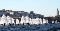 150 Optimist en el Cidade da Coruña que cierra la Semana Abanca 2024 