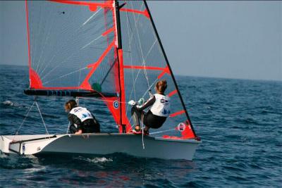 Alicia Fras y María González, campeonas de la Copa de España de 29er y terceras absolutas