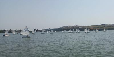 Campeonato de Andalucía de Aguas Interiores  Victoria de Ignacio Murube y María de las Mercedes Medel en aguas del Lago de Arcos