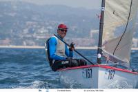 Campeones olímpicos en el Campeonato de España ILCA Máster de Portosín