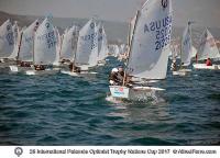 Canarios y baleares dominan el inicio del 28 Palamós Optimist Trophy-12 Nations Cup