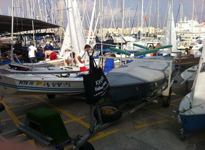 Comenzó el campeonato Master en Málaga con una dura jornada que imposibilito el terminar regata alguna