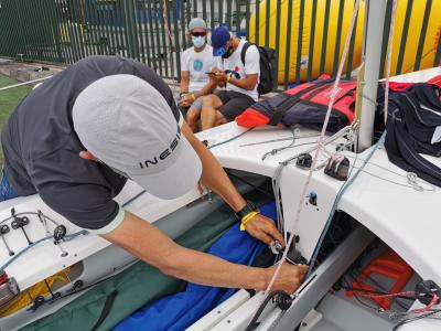 Comienza el campeonato de España absoluto de snipe 2021 en las Palmas de Gran Canaria