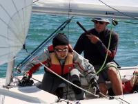 Eduardo Pastor y Luz González, campeona de España en la Copa Ibérica Máster de Snipe