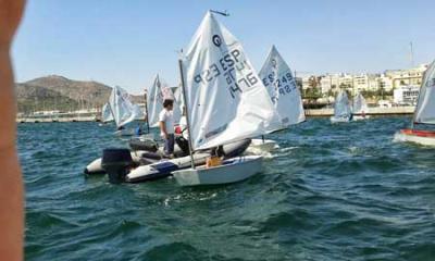 El carthagineses y romanos se lo quedan Agustín Sosa en optimist,Rafael de la Hoz en laser 4.7 y Salvador Martínez en radial