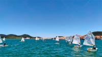 El equipo del RCMS compuesto por Pietro Periotto, David Sales, Olivia Martínez y Laura Angulo, Campeón de Cantabria Interclubs de Optimist 2022