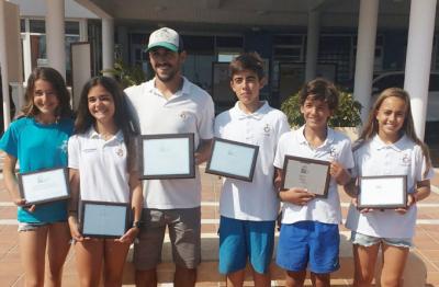 El equipo del RCMT Punta Umbría se proclama campeón de Andalucía de Optimist