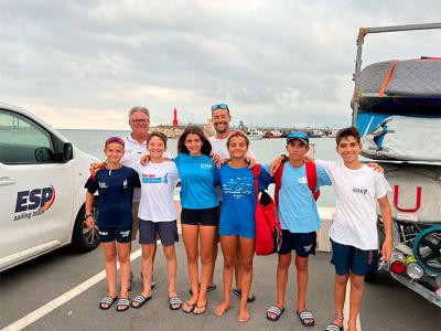 El equipo español de Optimist entrena en Cambrils antes del Campeonato Europeo en Dinamarca