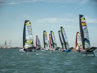 Finaliza el Campeonato de España de WASZP con el que se clausuran los Cádiz Foiling Days