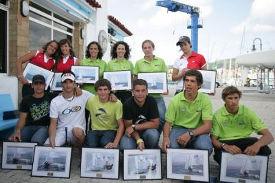 Guillermo Altadill y Jorge Ochoa Campeones de España Juveniles de Snipe en el Trofeo Autoridad Portuaria de Vilagarcía