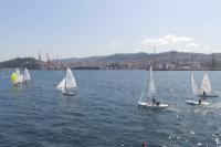 Guillermo García, del Náutico, primer campeón de la novedosa Vigo Sailing Week; Ramón Rey se impuso en la regata multiclase