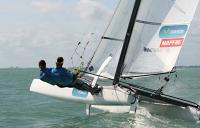 Iker y Marina acarician el podio en su estreno en la Garda Trentino Olympic week