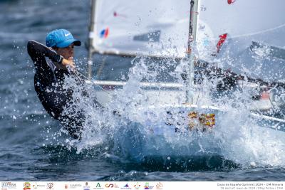 Joan Lleonart y Marta Mansito, campeones de la Copa de España Optimist, Gran Trofeo Almería Joan Lleonart y Marta Mansito, campeones de la Copa de España Optimist, Gran Trofeo Almería