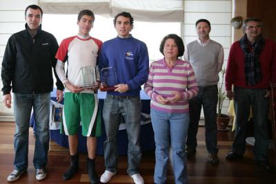 La ausencia de viento ratificó los resultados del sábado en el Trofeo Caixa Galicia de 420