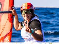 La española Pilar Lamadrid reina en la jornada inaugural de los Lanzarote iQFOil Games