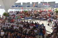 Las tablas olímpicas piden paso en la bahía de Cádiz