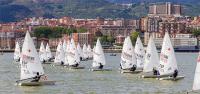 Llega la última prueba de la temporada de vela ligera en el Abra bilbaina