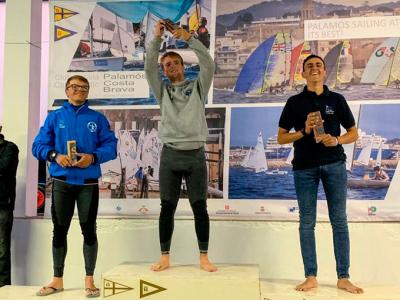 Lluís Fargas, primer clasificado en Láser Radial en la 28ª Vila Palamós Regata Solidaria