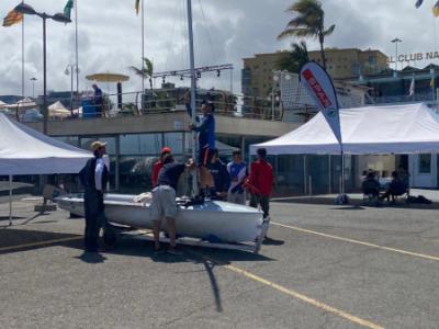 Lo mejor de la clase 420 española se juega el Campeonato de España en la bahía de Las Palmas de Gran Canaria