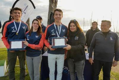 Los Codoñer y las féminas Bestrad y Martín se alzan con la Copa de España 29er en el Real Club Náutico de Valencia