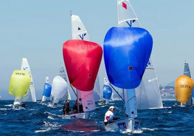 Los holandeses Kuipers lideran el mundial de Vaurien en Viana do Castelo