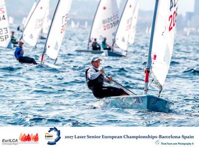 Marcelo Cairo acaricia la plata europea en Laser Radial masculino