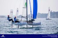 Martínez/Maslivets (Nacra 17) y Mas/Cantero (470) son terceros en la Copa del Mundo en Hyeres