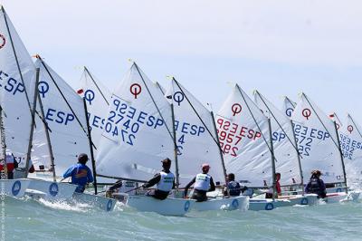 María Perelló y Pol Núñez, campeones de la Copa de España de Optimist 