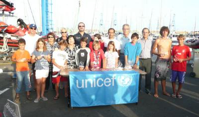 Más de 150 regatistas participaron en el XV trofeo Unicef de vela