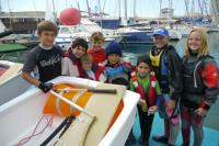 Málaga. Casi medio centenar de niños en el  arranque de la primera fase de  la Copa Provincial de Óptimist