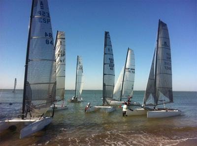 Santiago Nieto y la tripulación Alcina/Terrades, campeones de Andalucía de Catamarán 2017