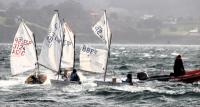 Semana Abanca: Vientos atemporalados reducen el  Cidade da Coruña de optimist a la jornada dominical