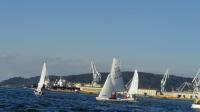 Sigue su curso el Trofeo Sande Vidal de snipe en aguas de Ferrol