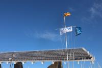 Sin viento en la primera jornada del Mundial ILCA 7 de Barcelona