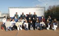 Stella Maris Enríquez y María Núñez, del Náutico, conquistaron el Trofeo Ría de Vigo de 420 en un domingo espectacular