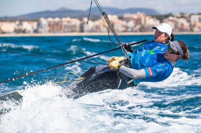 Sudamericano 49er FX: Támara Echegoyen y Berta Betanzos se prueban en Argentina